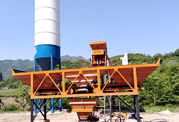 HZS35混凝土攪拌站(圖1) 畢節大方35混凝土攪拌站